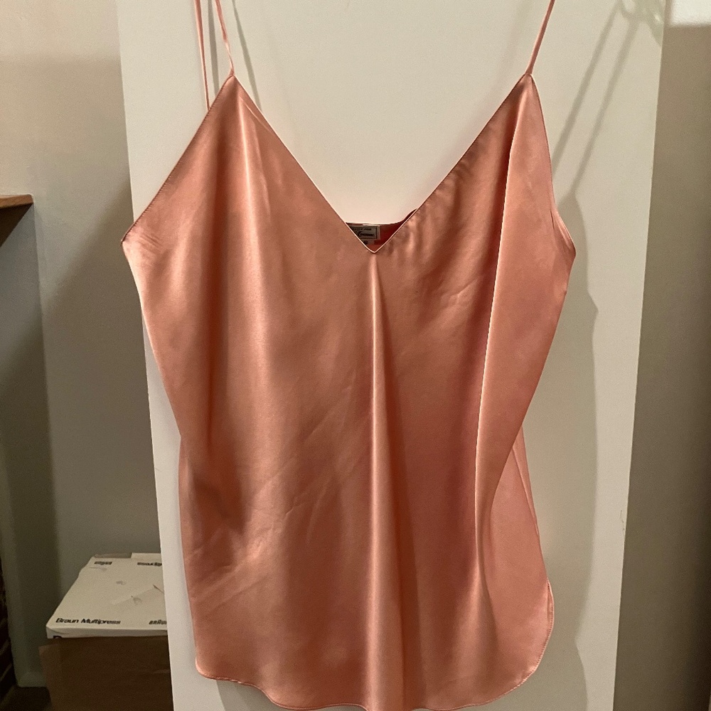 Saks 5th Avenue 100% silk camisole, Small